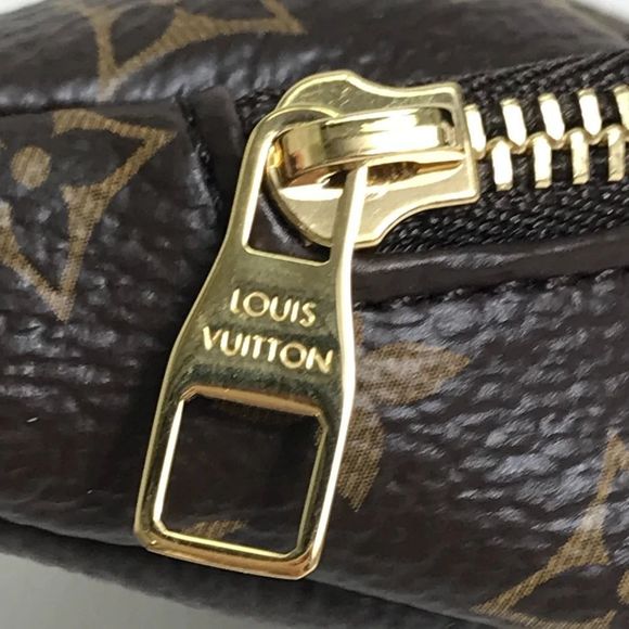Louis Vuitton Monogram canvas Brass Party BumBag Wristband Bag Pouch Canvas - Picture 3 of 8